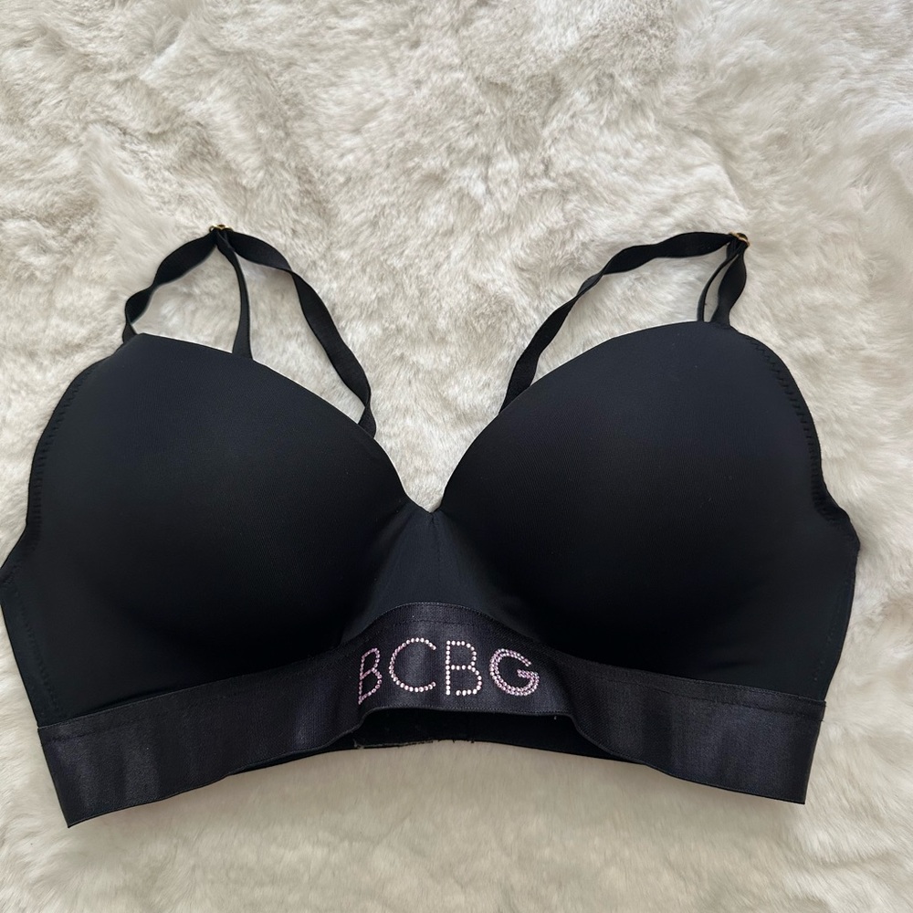 BCBG Black Women's Bra